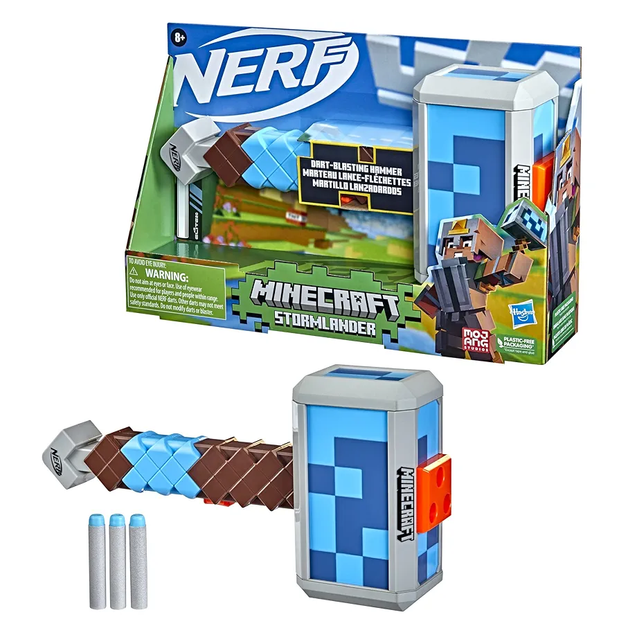 Minecraft×NERF ハンマー&剣 2点セット Minecraft×NERF ハンマー&剣 2点セット Amazon.com: Nerf